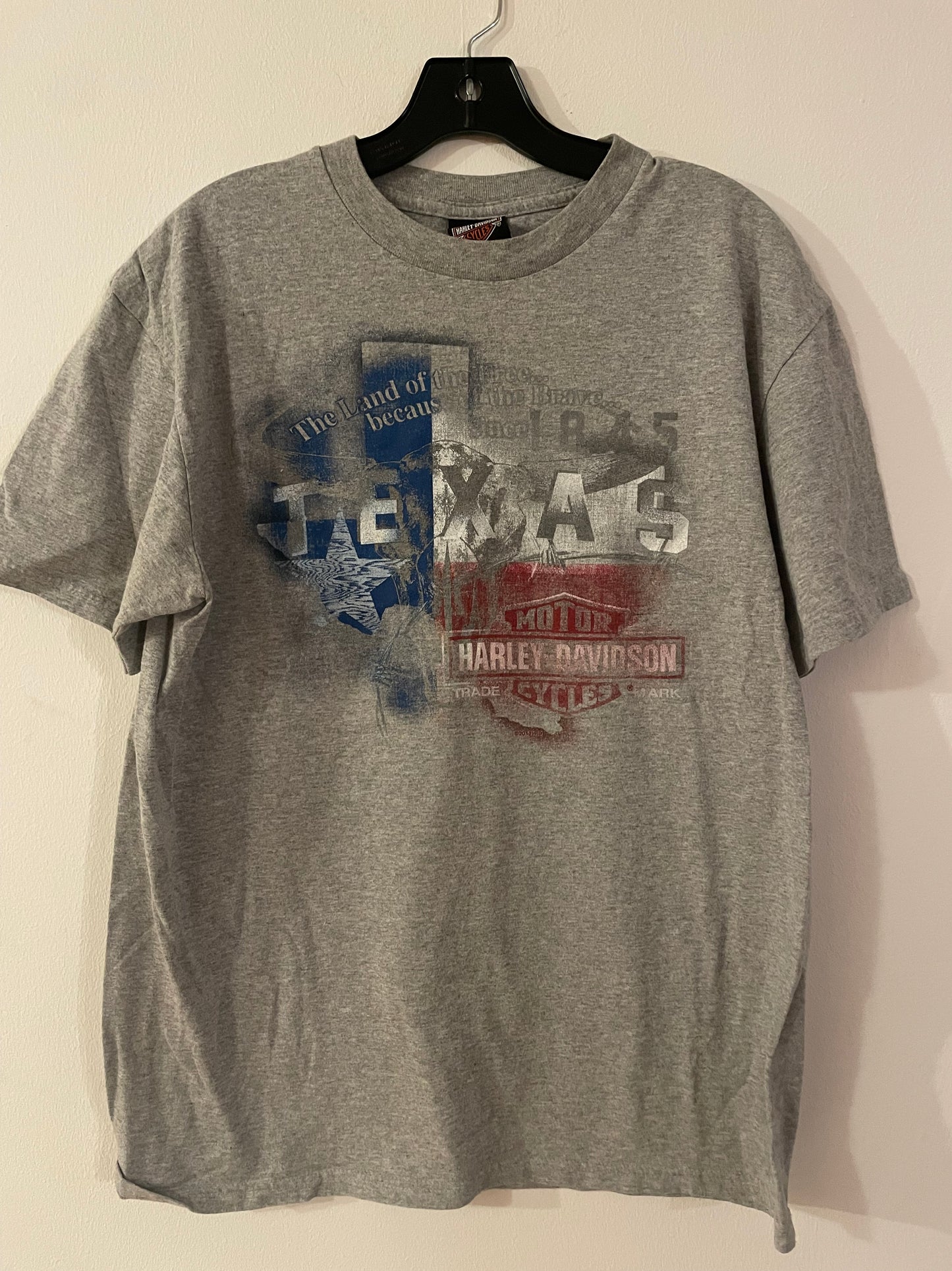 Harley Davidson motorcykel  tshirt   Grå  L   unisex