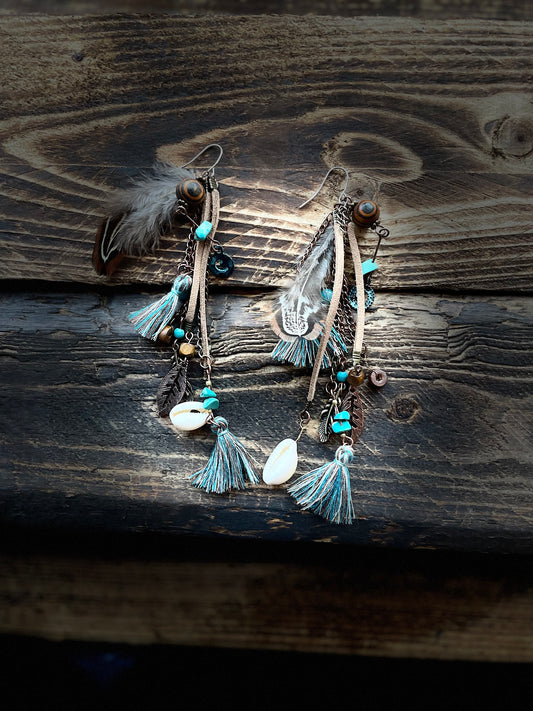 rebell örhängen indian