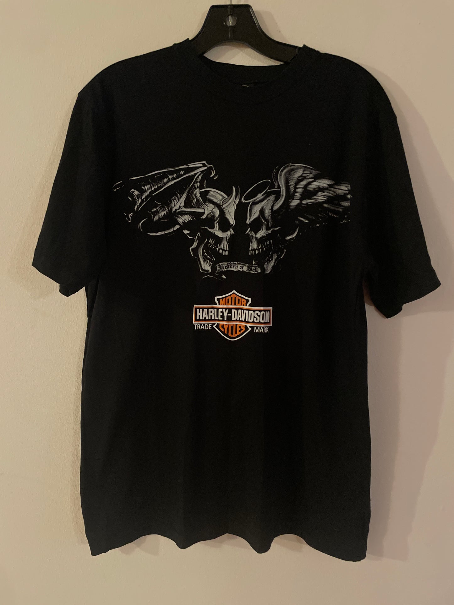 Harley Davidson motorcykel  tshirt  svart  L   unisex