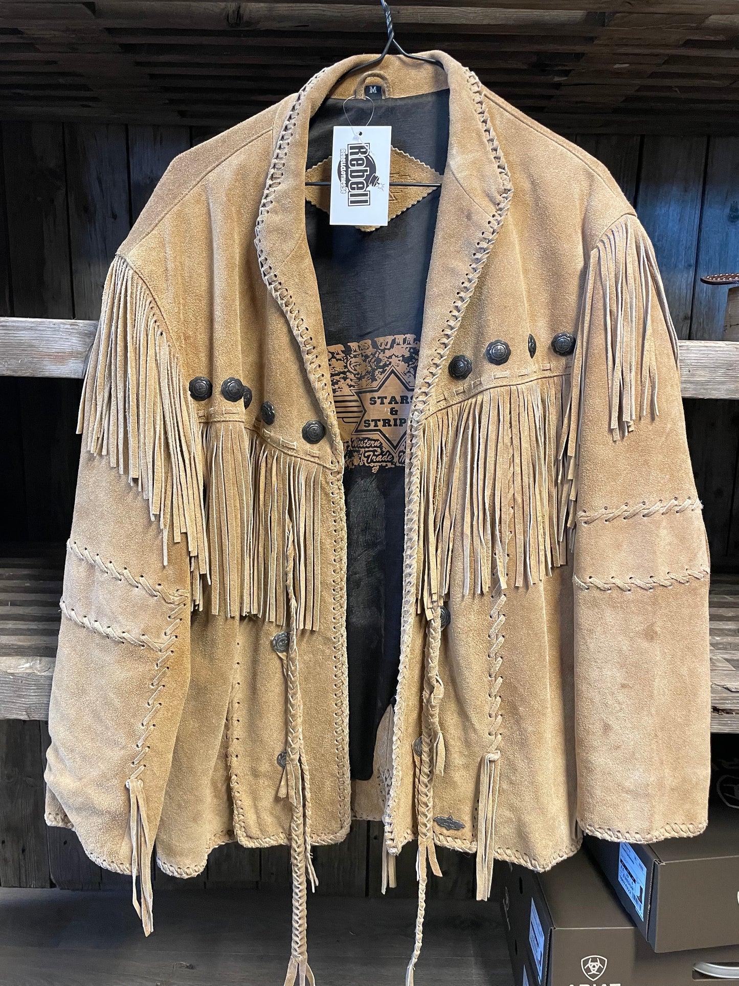 Stars and stripes  -!mocka western jacka ranchwear fransjacka
