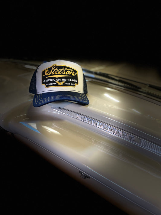 Stetson Trucker Keps blå heritage western
