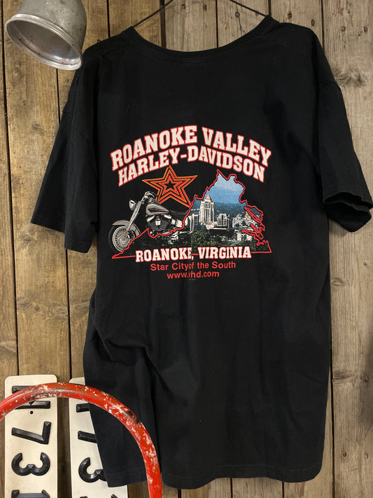 Harley Davidson tshirt svart unisex XL