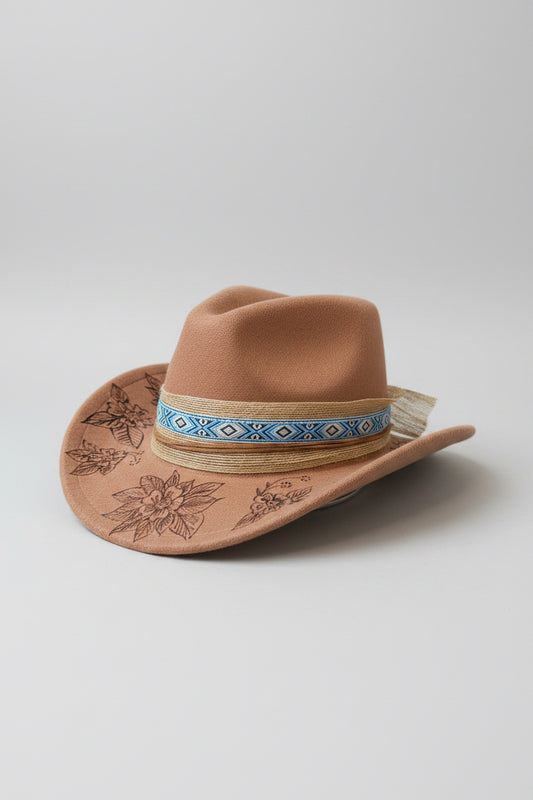 Rebell forest handmade westernhatt (kopia)