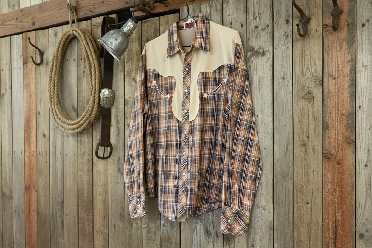 Vintage western skjorta mr leggs  western xl