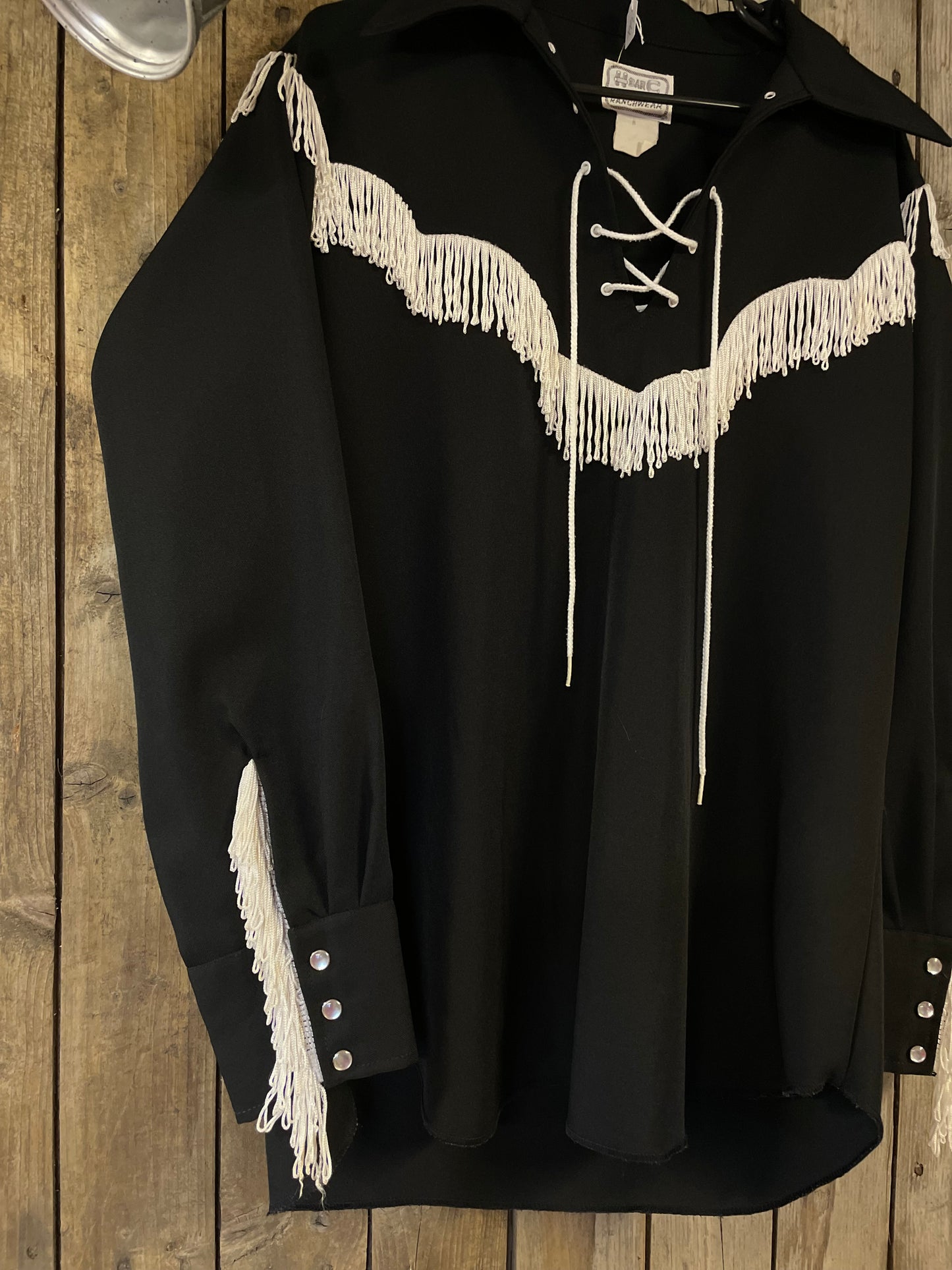 Vintage western skjorta h bar  ranch wear western
