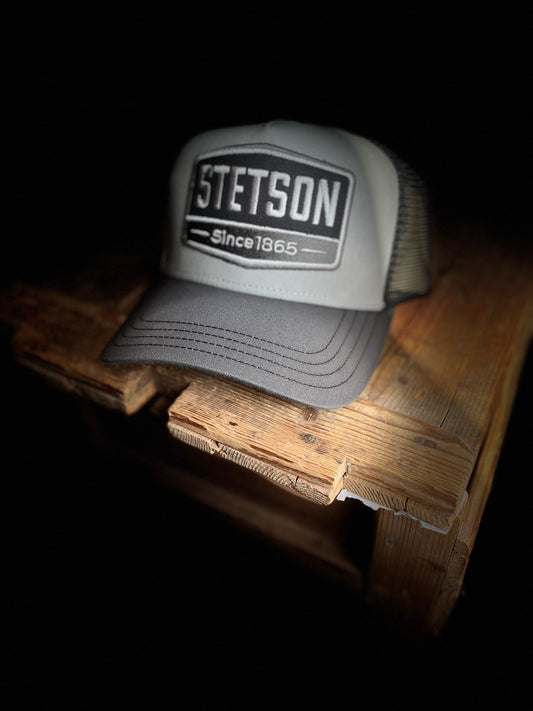 Stetson Trucker Keps grå svart
