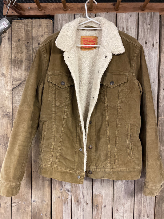 Vintage jeansjacka Levi’s beige Manchester