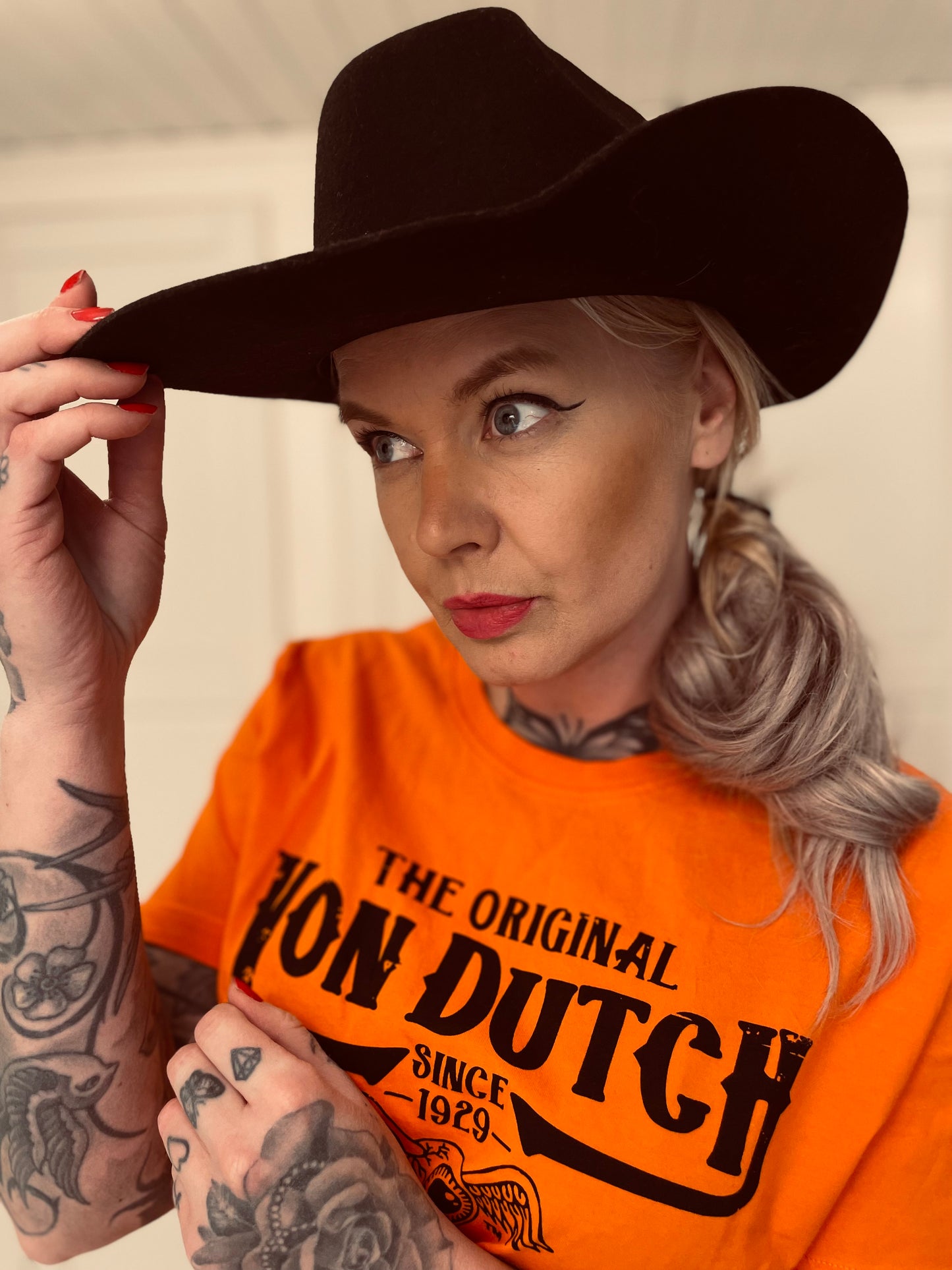 Von Dutch Original t-shirt orange