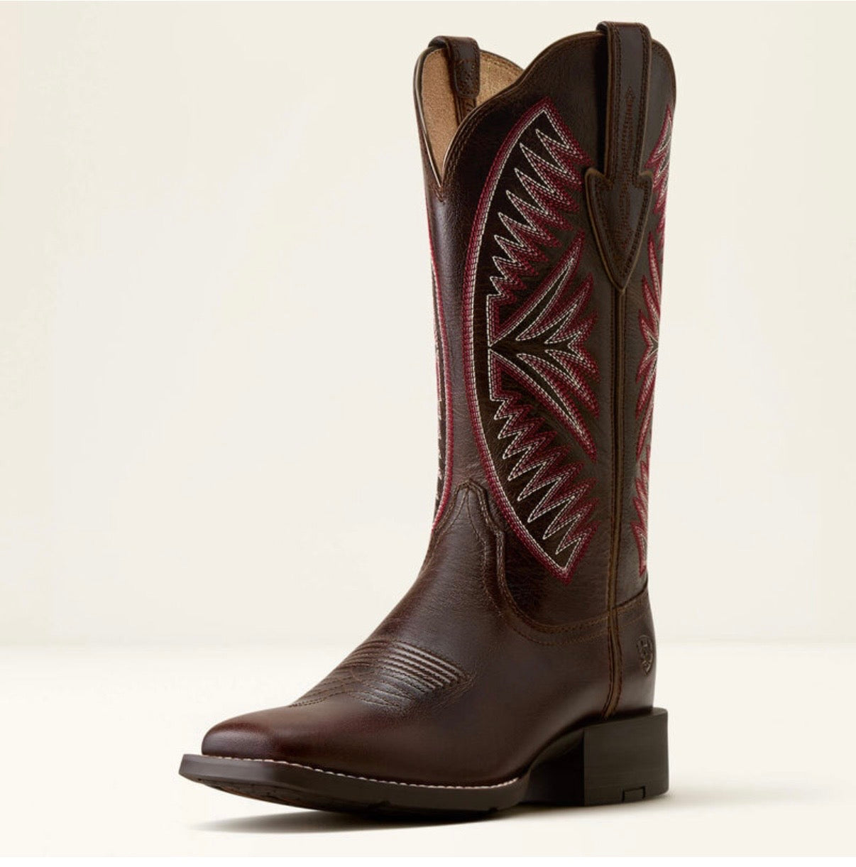 Ariat Ariat Round Up Ruidoso Wide Square Toe Western Boot –  Arizona Brown Komfort & Cowgirlstil dam boots