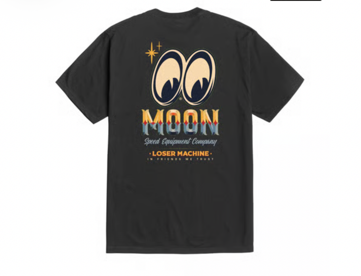 Loser Machine mooneyes Loser Machine Sign Board t-shirt black