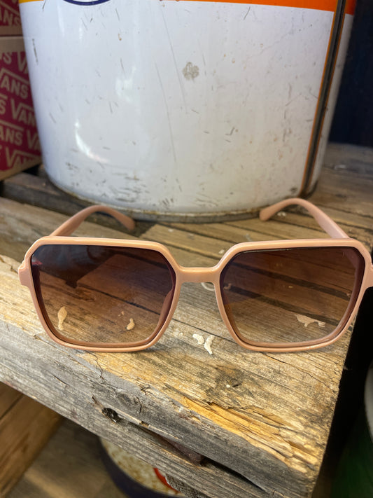 Rebell solglasögon retro pink bby