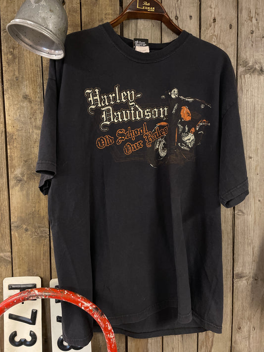 Harley davidsson tshirt svart  unisex
