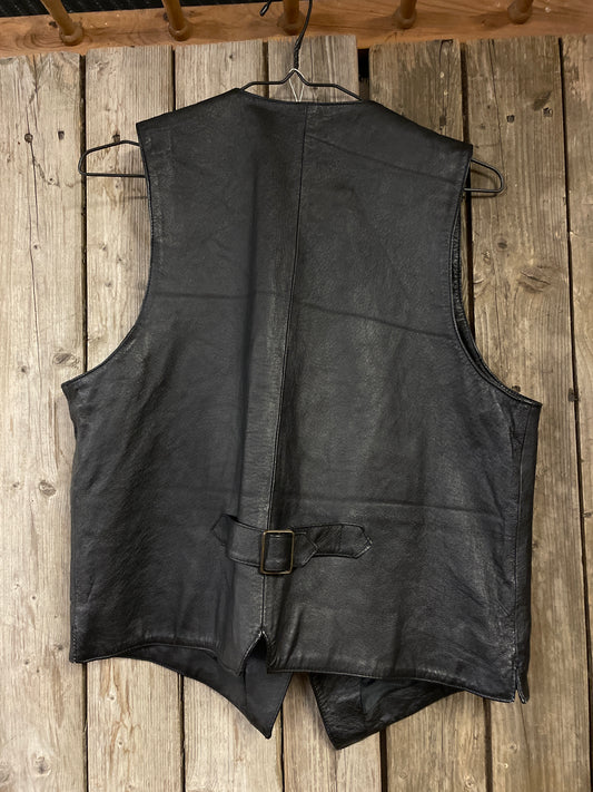 Rebell skinnväst vintage medium svart
