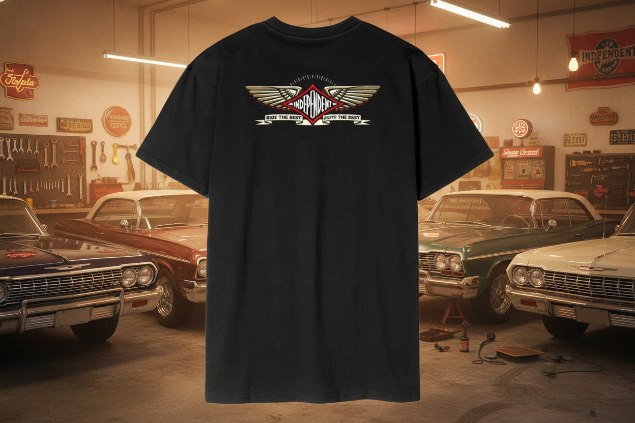 Independent Tshirt Rtb pilot svart unisex