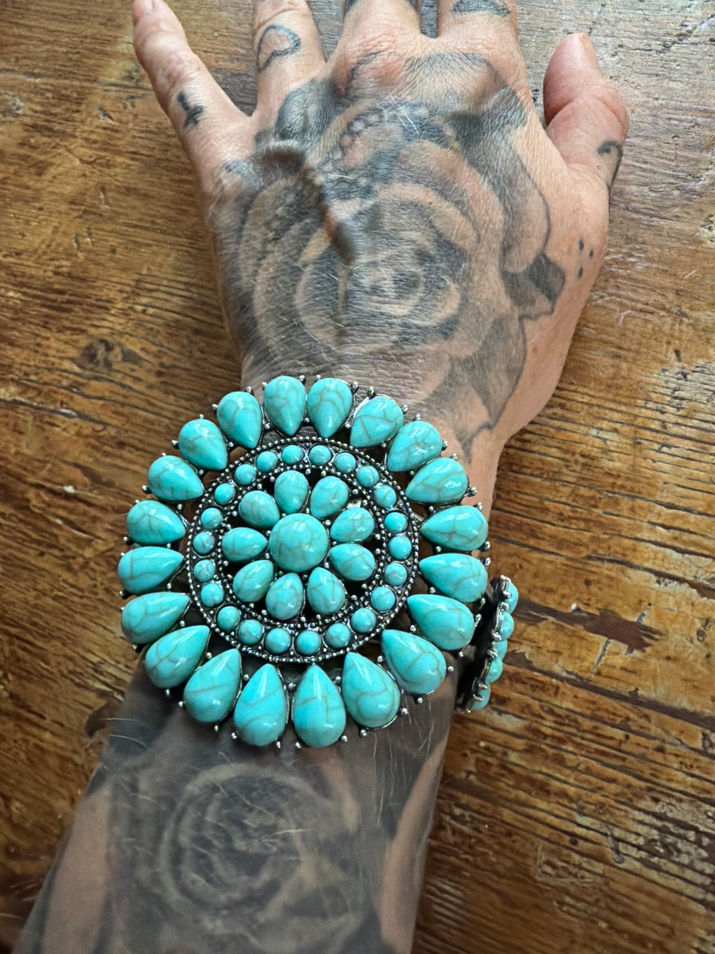 Texas jewelry armband turkos
