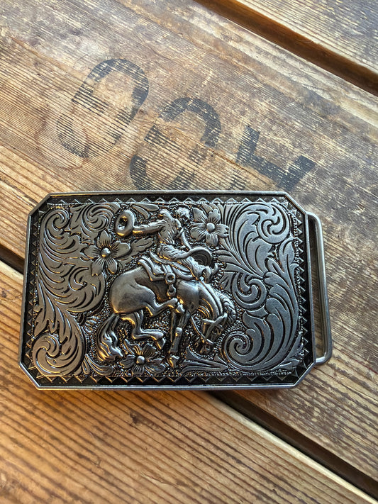Texas belt buckle rodeo