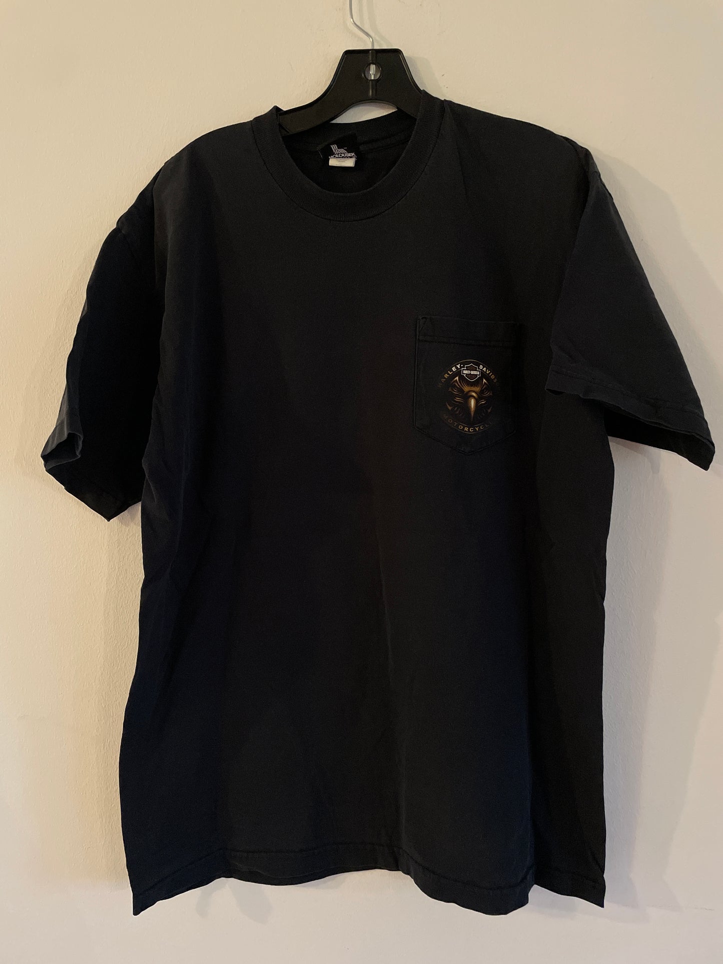 Harley Davidson motorcykel  tshirt    Svart  xl unisex