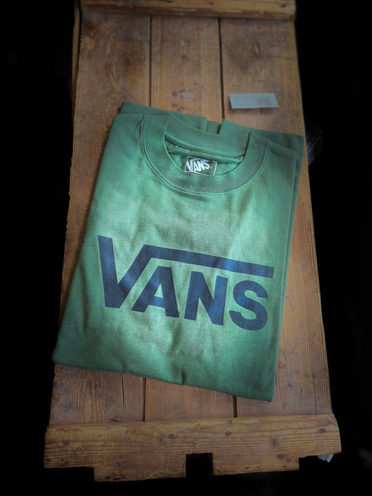 Vans Tshirt grön svart bas unisex