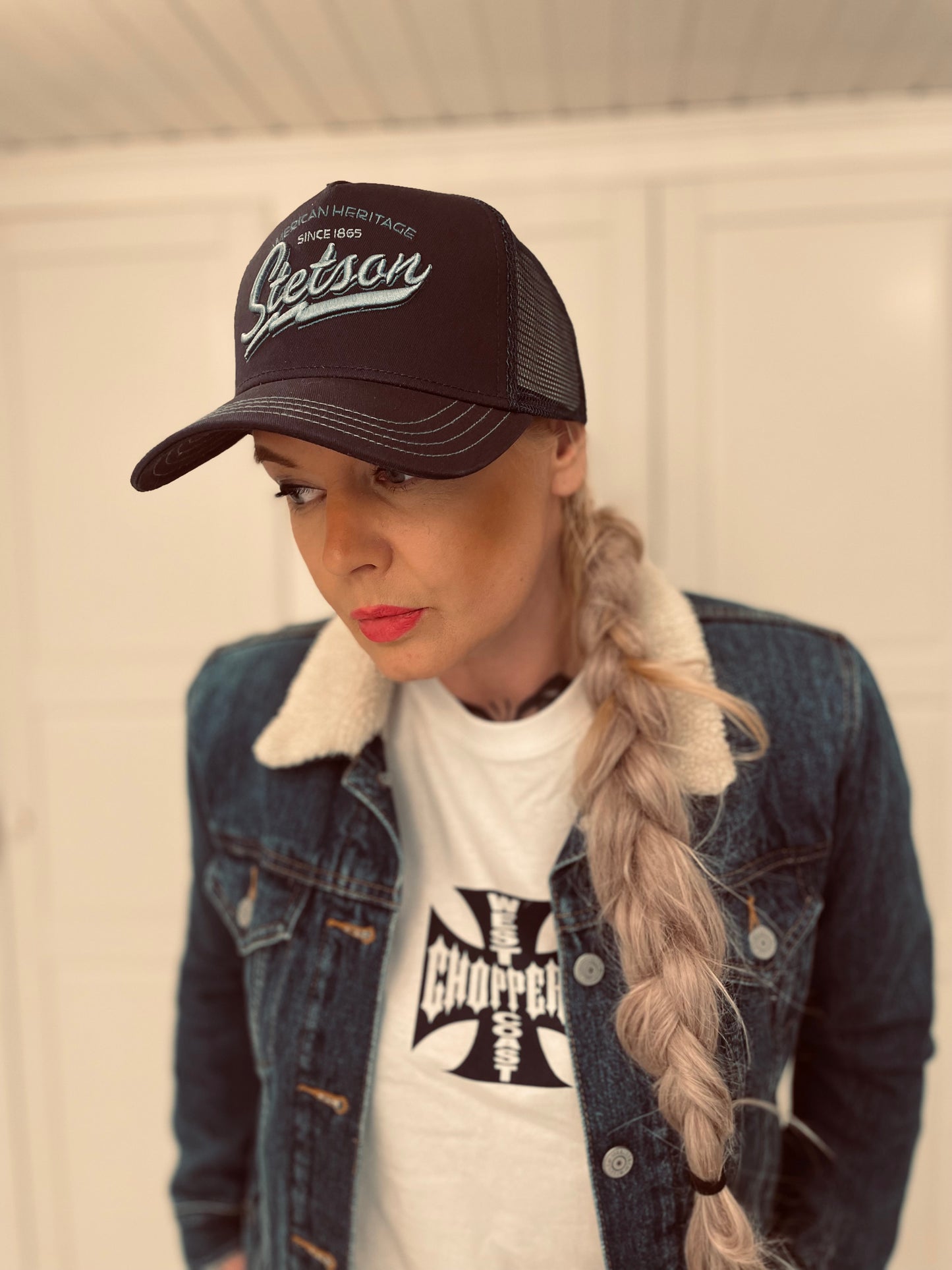 Vintage jeansjacka Levi’s blå medium