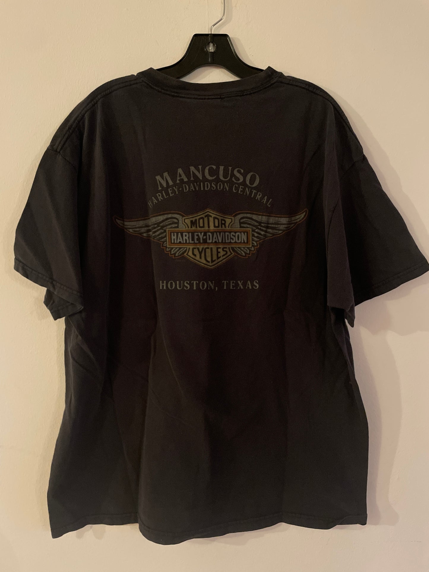Harley Davidson motorcykel  tshirt    Svart  xl unisex
