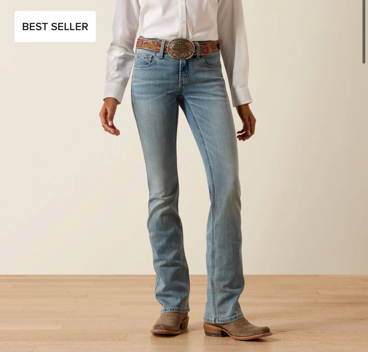 Ariat jeans perfekt rice Panama nayelli boot