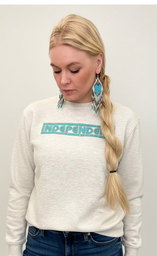 Independent Tjocktröja grå Bauhaus unisex