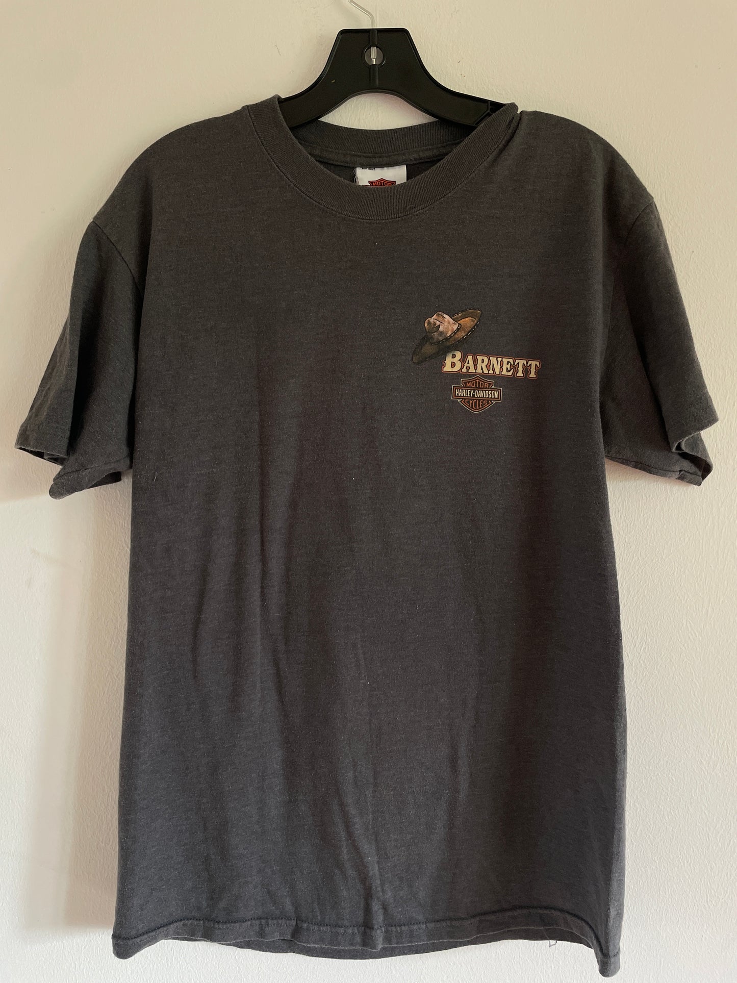 Harley Davidson motorcykel  tshirt  grå medium unisex