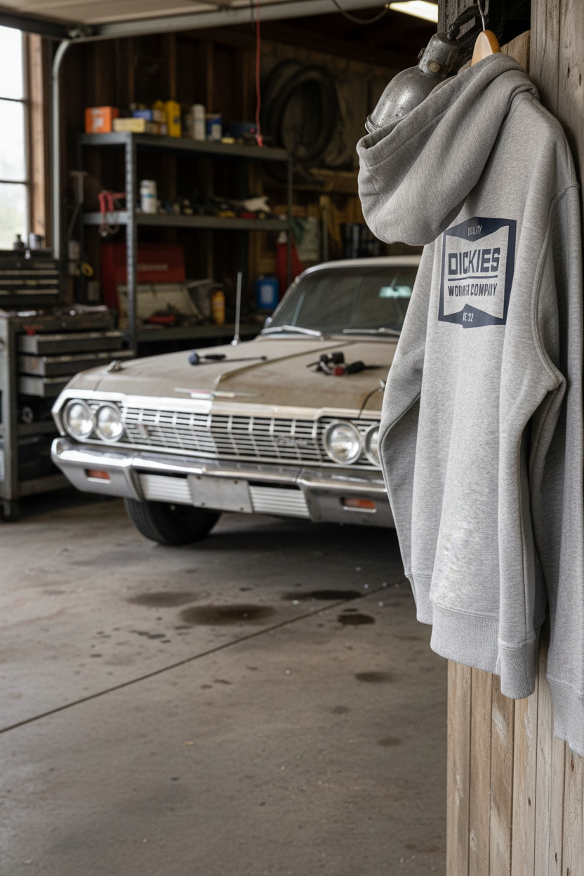dickies tjocktröja bolivar grå unisex