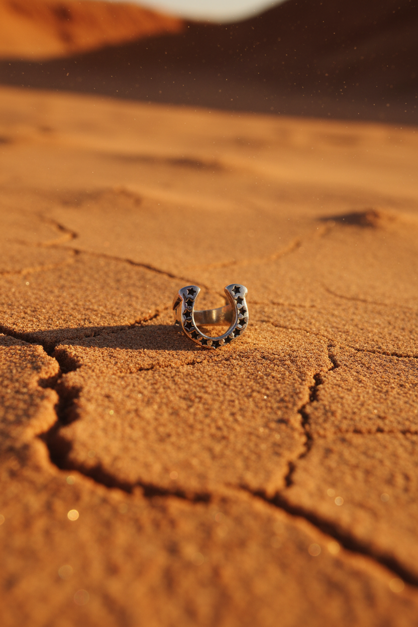 Texas jewelry häst sko  ring