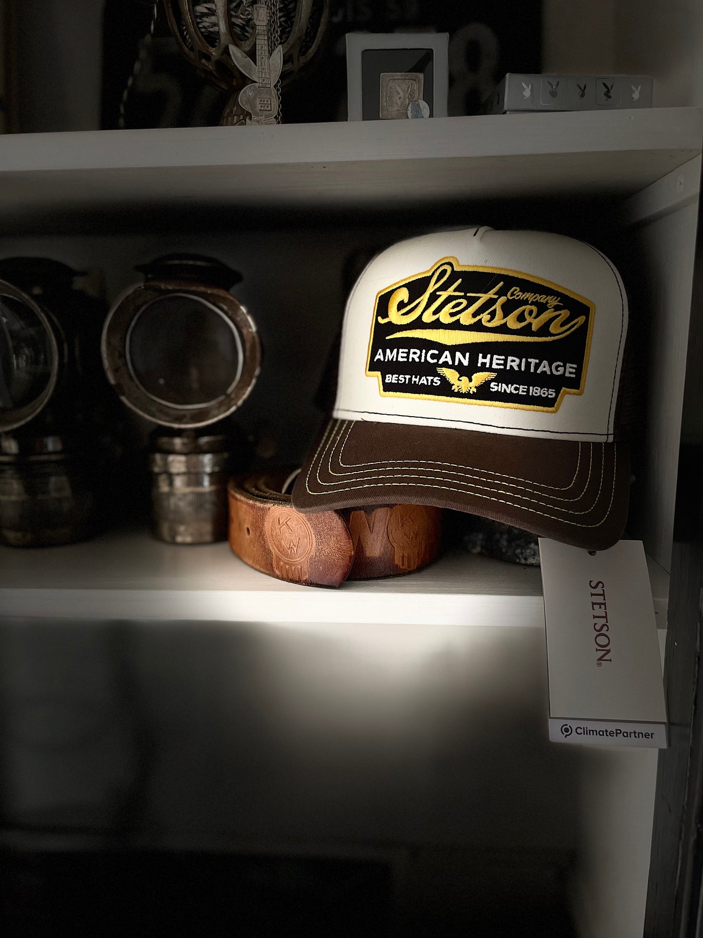 Stetson Trucker Keps American Heritage brown