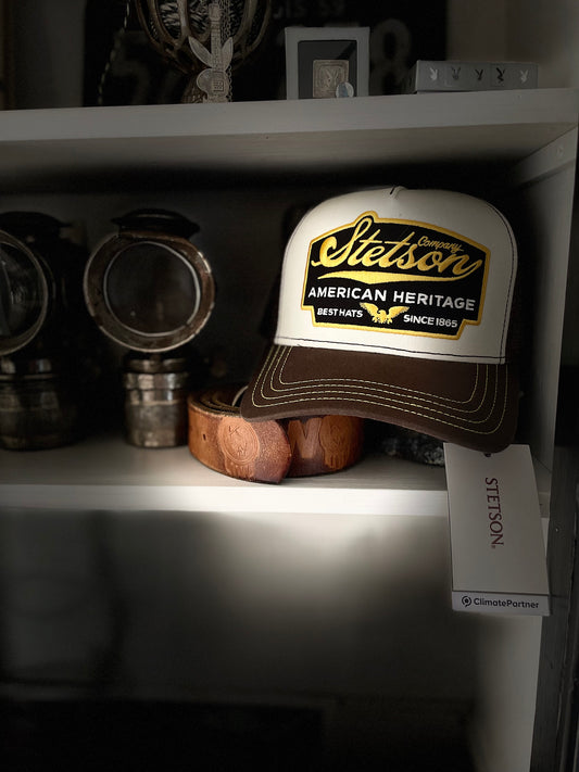 Stetson Trucker Keps American Heritage brown