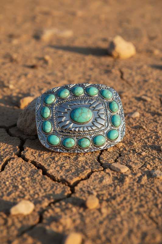 Texas belt buckle turkos