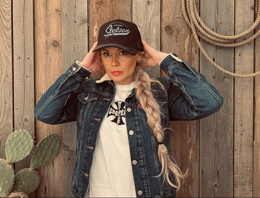 Vintage jeansjacka Levi’s blå medium