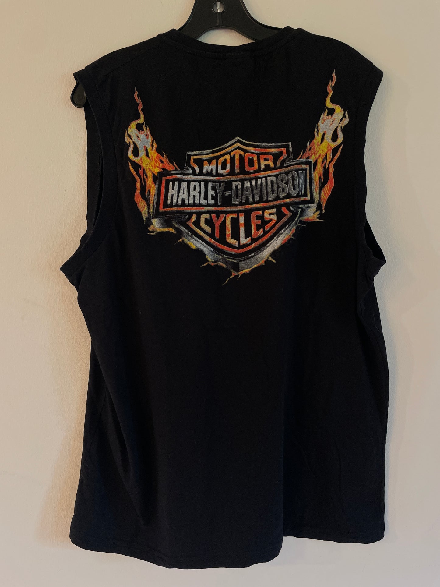 Harley Davidson harley motor Linne  ny med lapp svart unisex Xxl