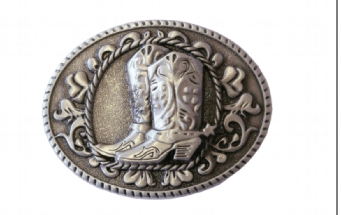 stars & stripes belt buckle boots