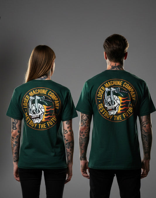 LOSER MACHINE behind bars grön tshirt uisex