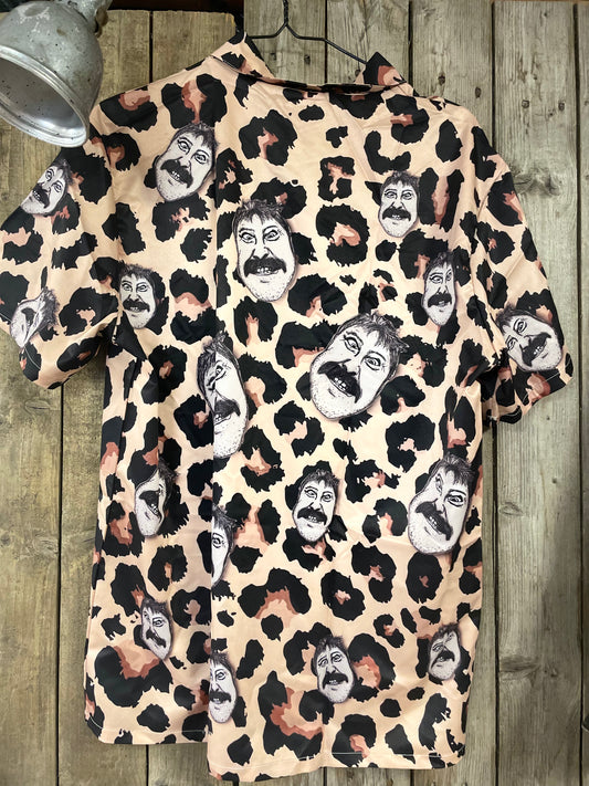 rebell hawaii skjorta leopard eddie meduza unisex