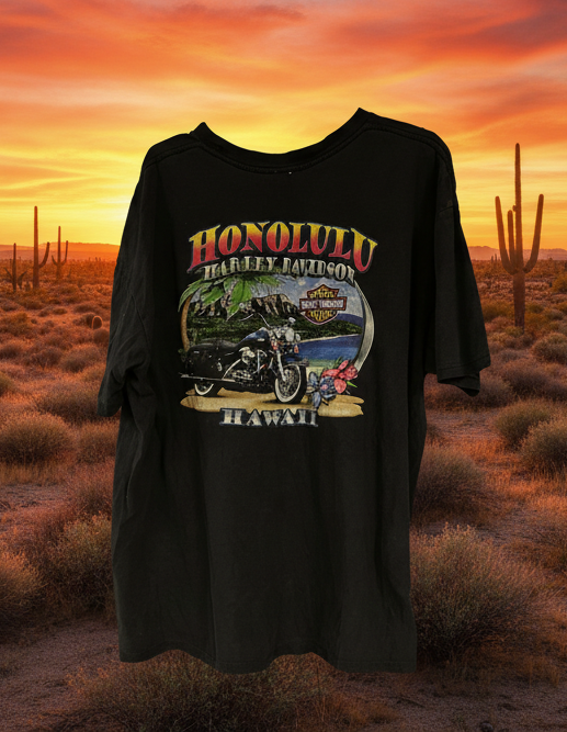 Harley Davidson  tshirt svart unisex XXL