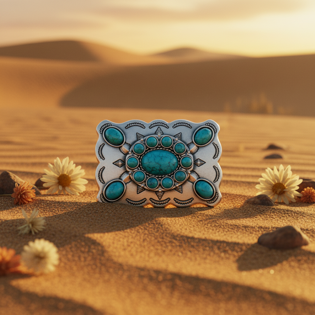 stars & stripes belt buckle turkos