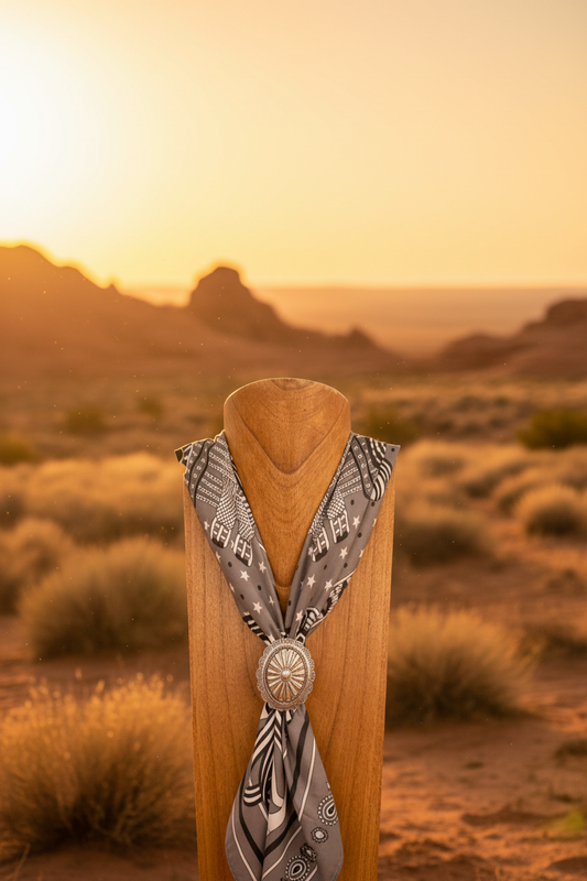 Texas jewelry wildrag slide chochos