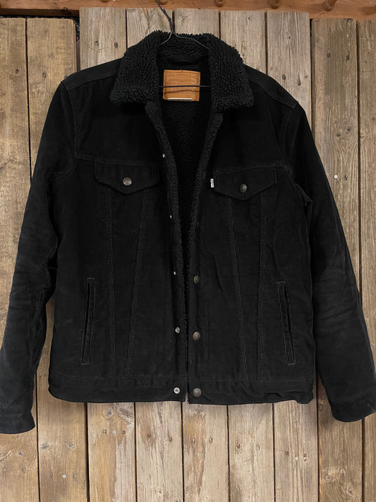 Vintage jeansjacka Levi’s svart Manchester