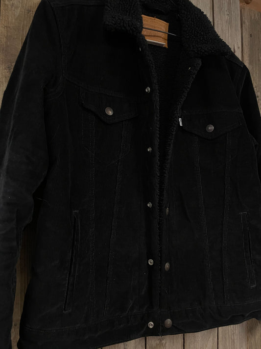 Vintage jeansjacka Levi’s svart Manchester