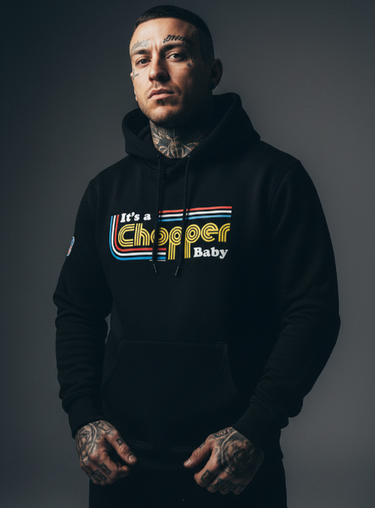 13 .5 its a chopper bby hoodie