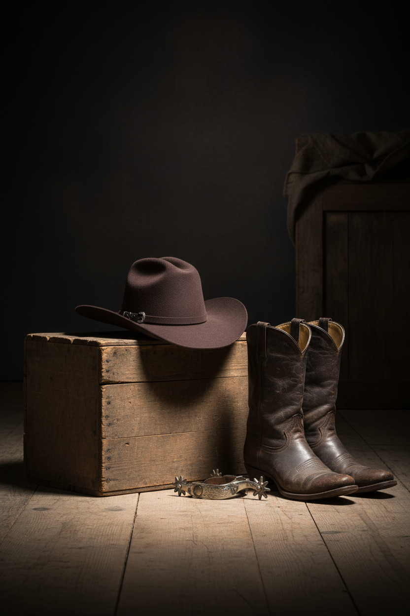stars & stripes Filt hatt - Houston Brown