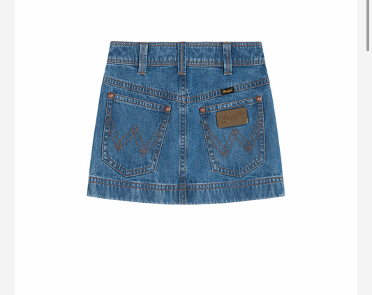 Wrangler super skirt kjol  jeans Dam
