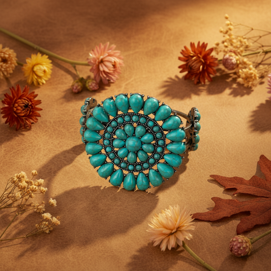 Texas jewelry armband turkos