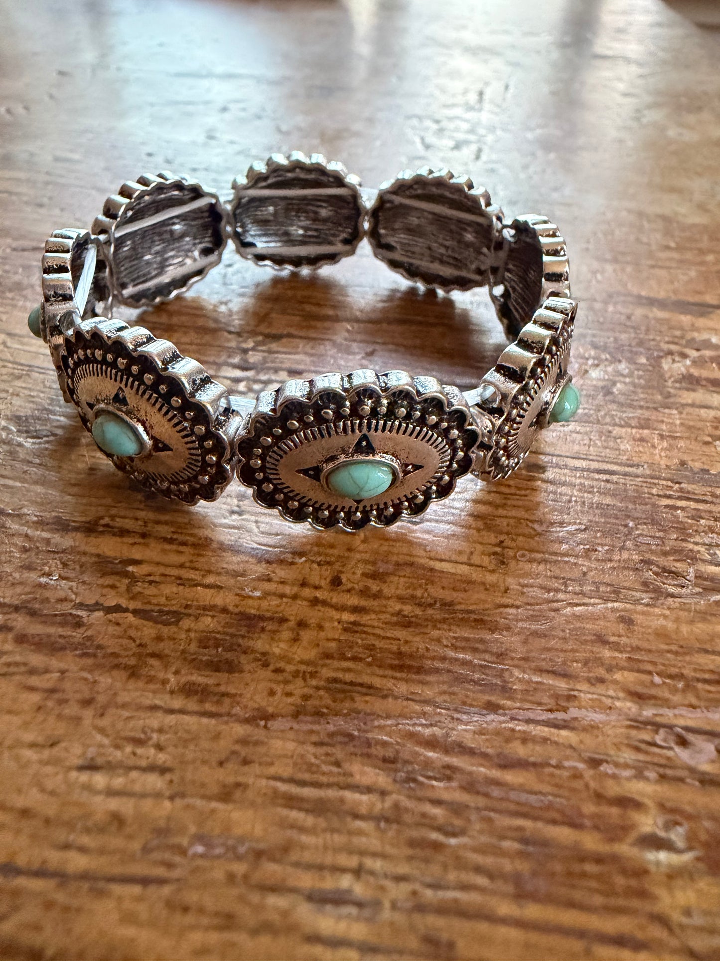 Texas jewelry armband turkos chonchos