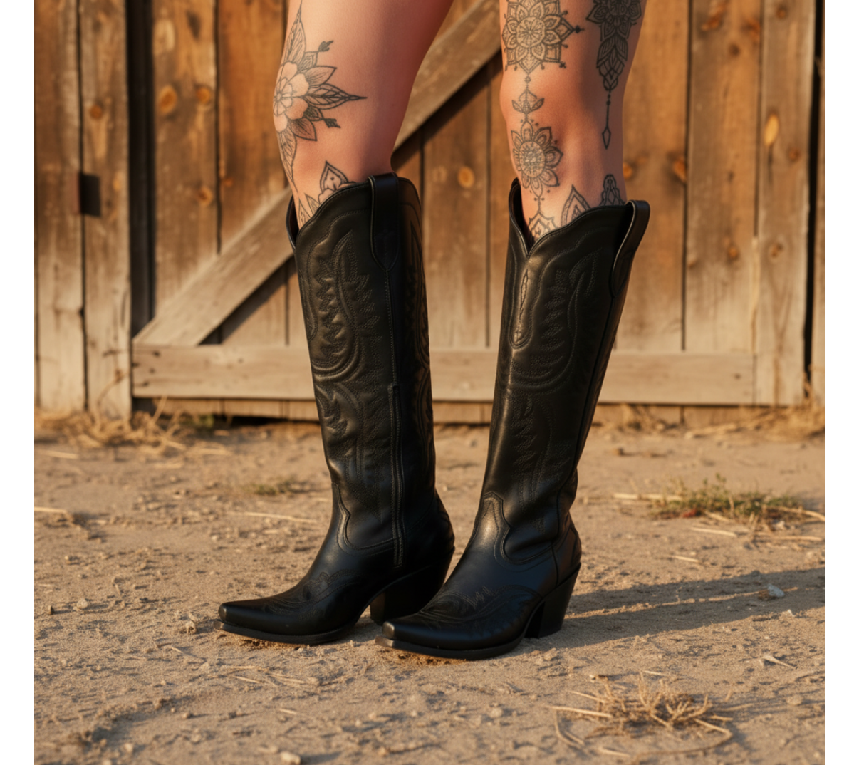 Ariat Casanova X Toe Western  Boots dam boots obsidian svart