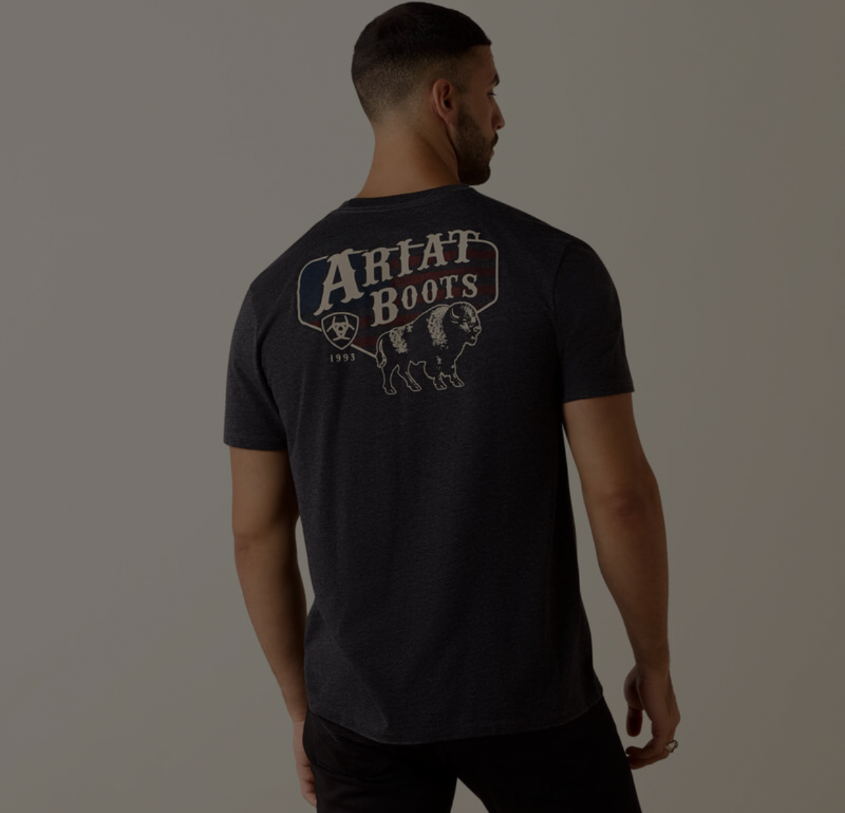 Ariat american bison   ariat Herr  T-Shirt
