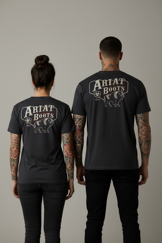 Ariat american bison ariat Herr T-Shirt